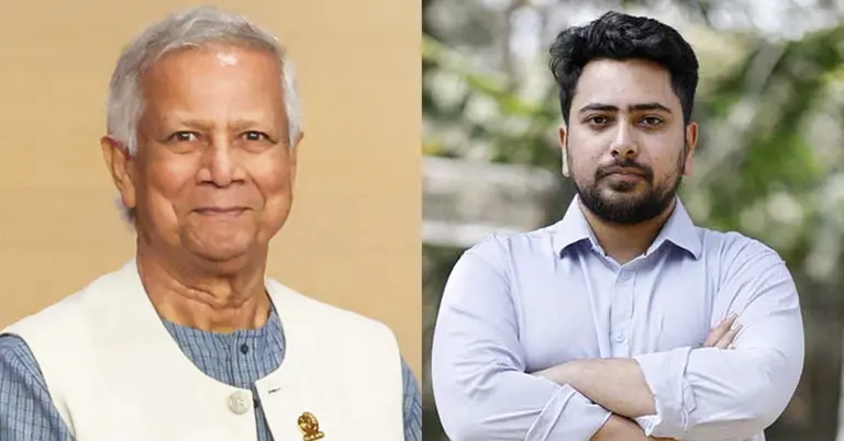 ড. মুহাম্মদ ইউনূস ও নাহিদ ইসলাম